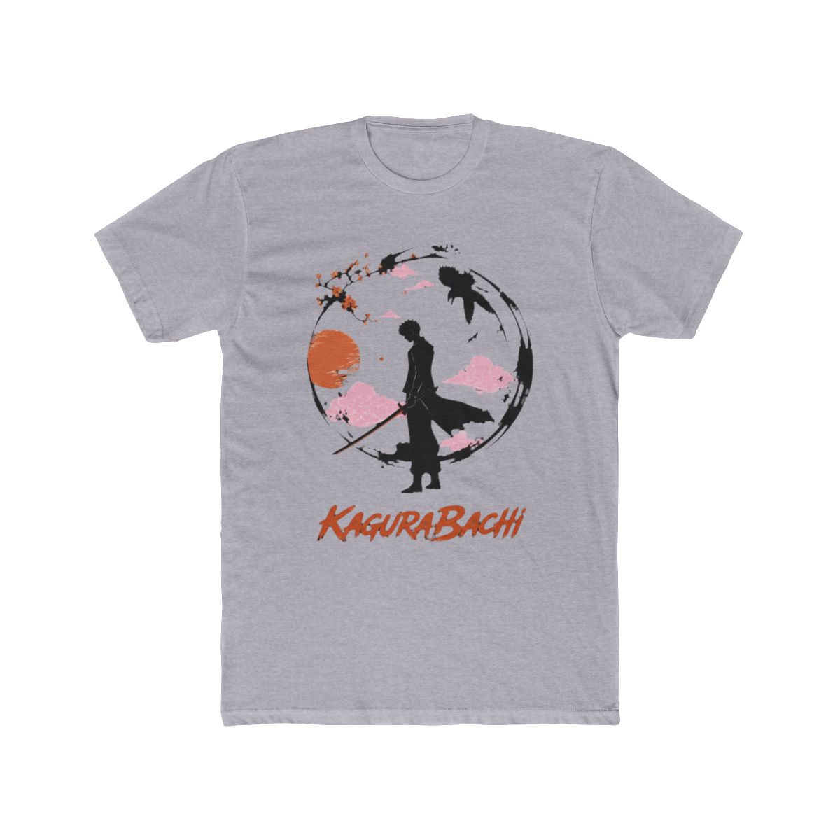 Anime KaguraBachi Merch T Shirt Harajuku Street Summer Round Neck Print