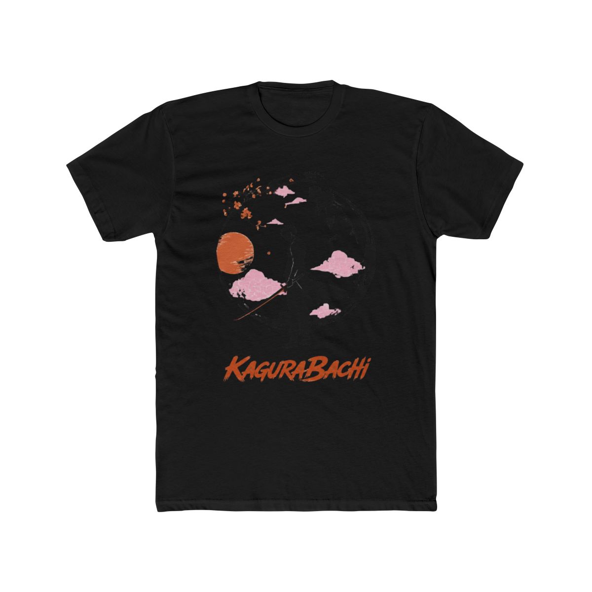 Anime KaguraBachi Merch T Shirt Harajuku Street Summer Round Neck Print - alternate angle 3, merchandise