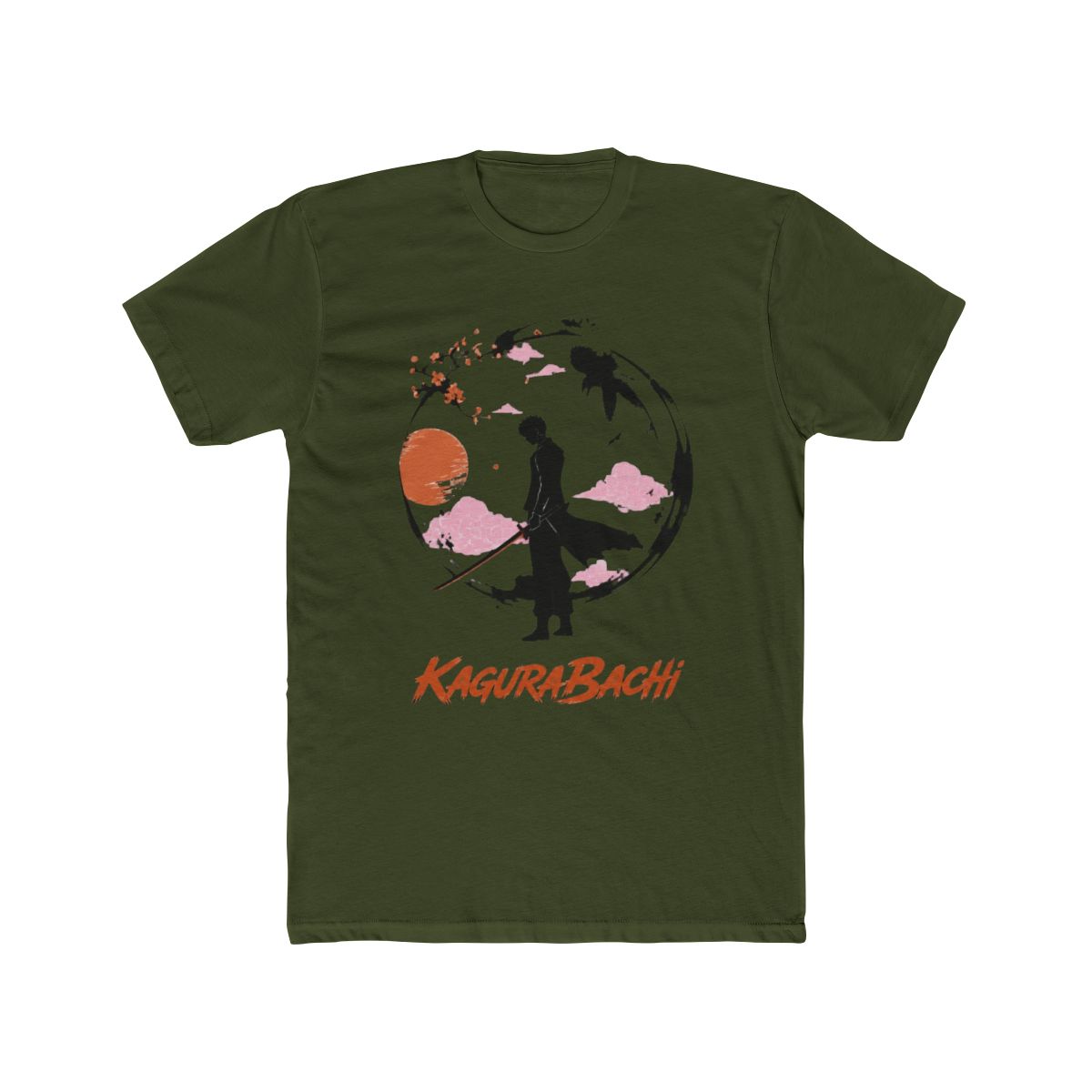 Anime KaguraBachi Merch T Shirt Harajuku Street Summer Round Neck Print - alternate angle 5, merchandise