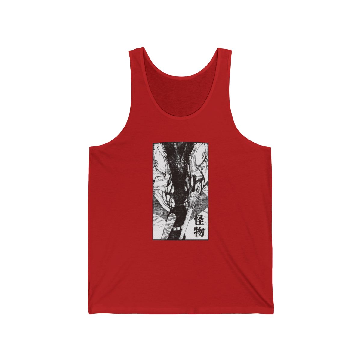 Jujutsu Kaisen Sorcerer Wins Muscle Tank - White | Kagurabachi - alternate angle 3, merchandise