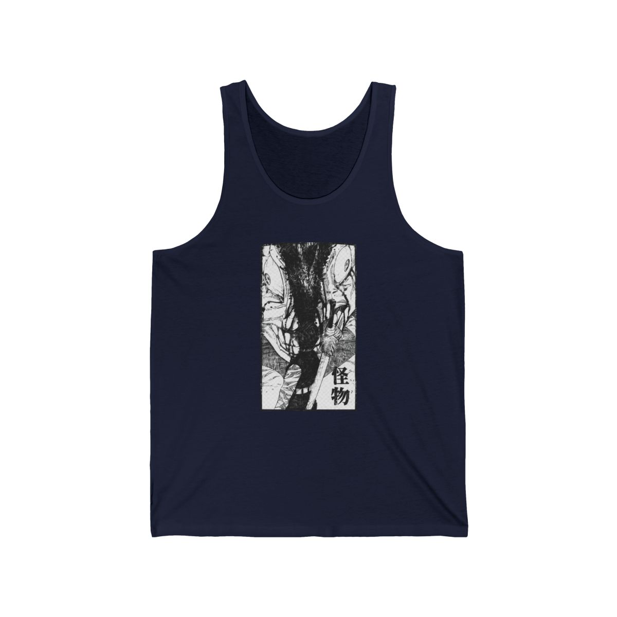Jujutsu Kaisen Sorcerer Wins Muscle Tank - White | Kagurabachi - alternate angle 2, merchandise