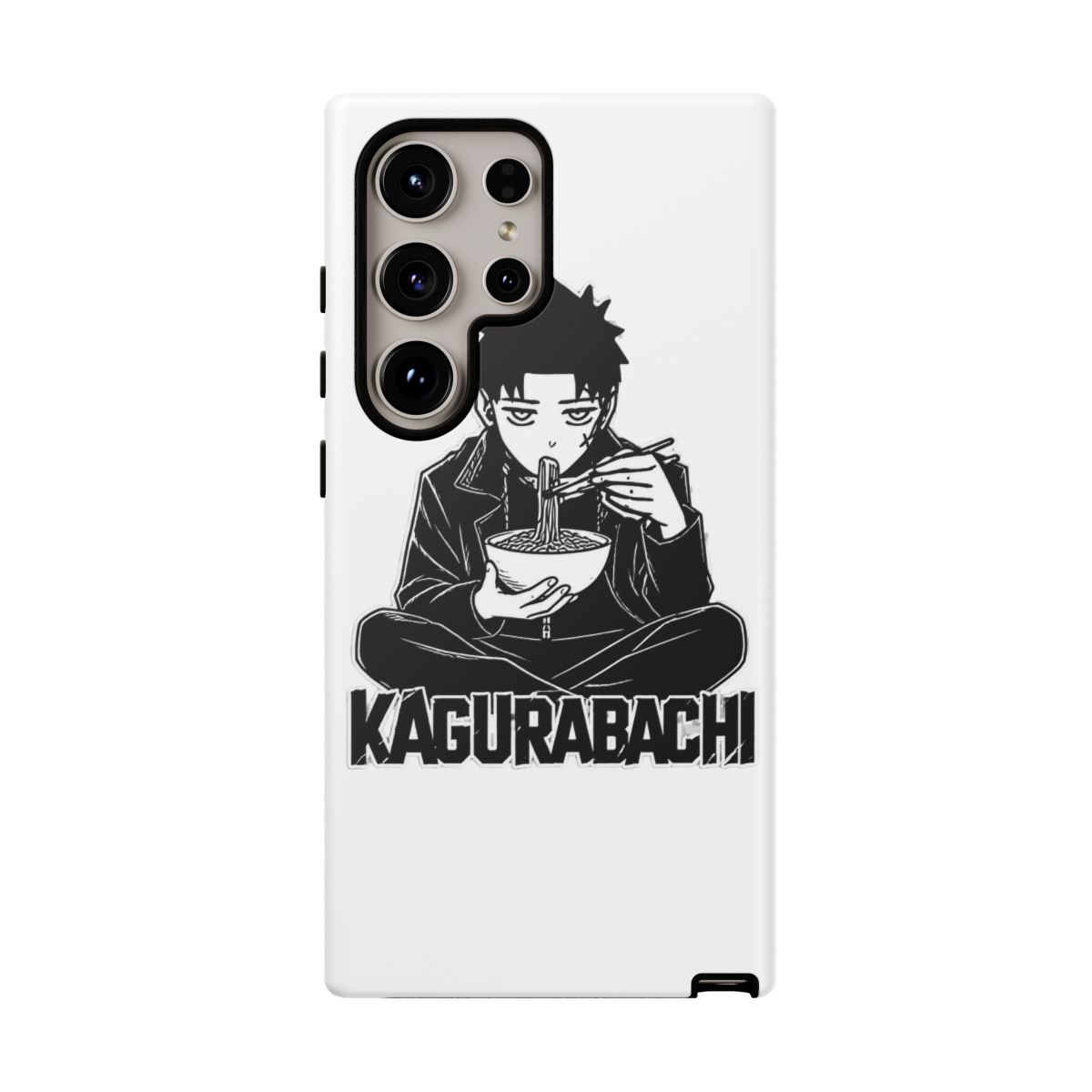 Chihiro Rokuhira Eats Noodle Kagurabachi Iphone Case - alternate angle 1, merchandise